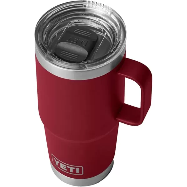 YETI Rambler 20 oz Travel Mug, Stainless Steel, Vacuum Insulated with Stronghold Lid, Black