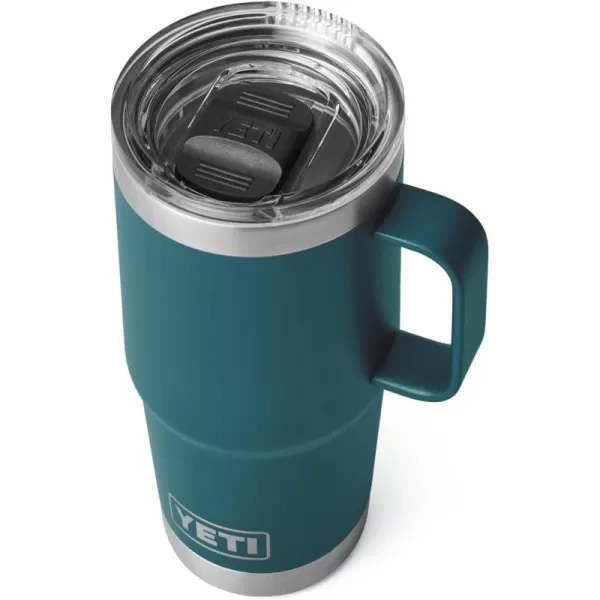 YETI Rambler 20 oz Travel Mug, Stainless Steel, Vacuum Insulated with Stronghold Lid, Black