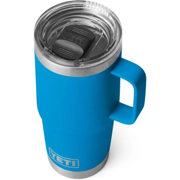 YETI Rambler 20 oz Travel Mug, Stainless Steel, Vacuum Insulated with Stronghold Lid, Black