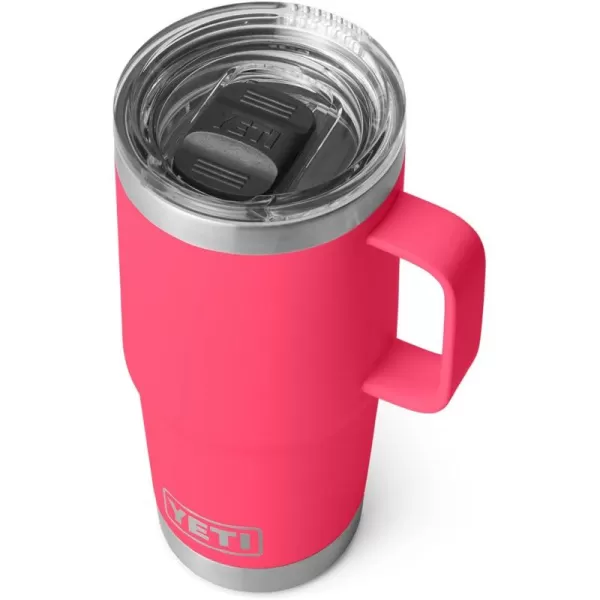 YETI Rambler 20 oz Travel Mug, Stainless Steel, Vacuum Insulated with Stronghold Lid, Black