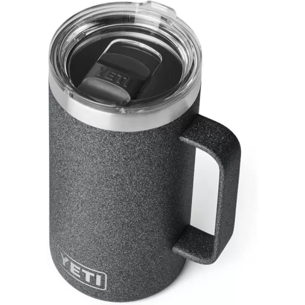YETI Rambler 24 oz Mug, Vacuum Insulated, Stainless Steel with MagSlider Lid, White