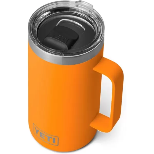 YETI Rambler 24 oz Mug, Vacuum Insulated, Stainless Steel with MagSlider Lid, White