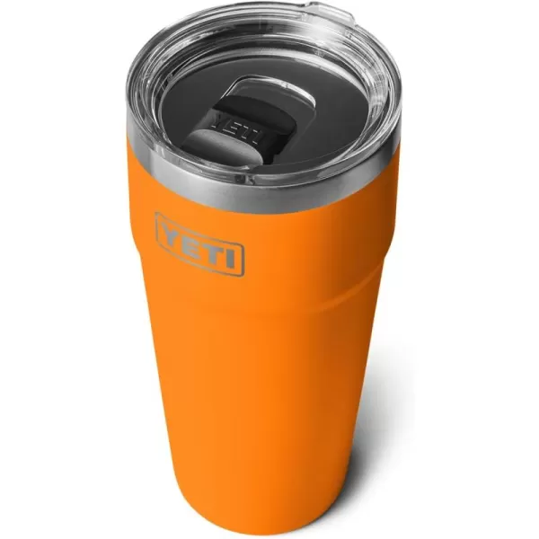 YETI Rambler 30 oz Stackable Tumbler, Stainless Steel, Vacuum Insulated with MagSlider Lid, King Crab
