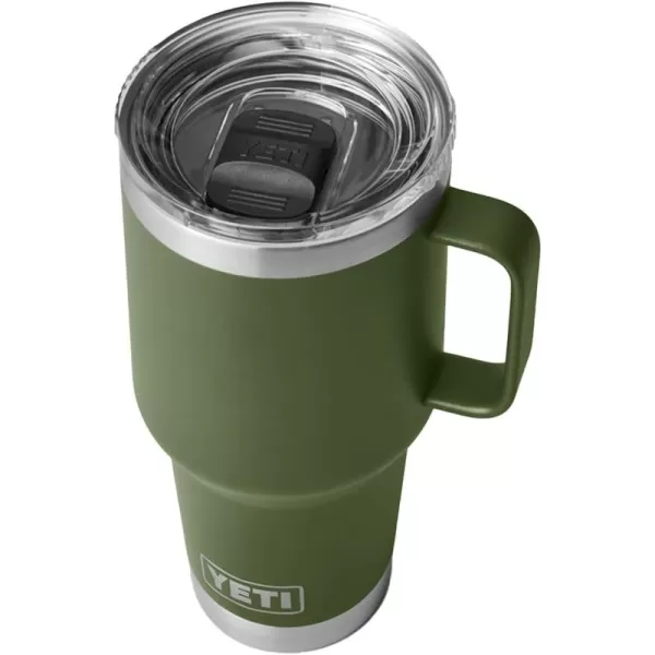 YETI Rambler 30 oz Travel Mug, Stainless Steel, Vacuum Insulated with Stronghold Lid