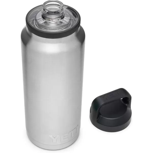 YETI Rambler 36 oz Bottle, Vacuum Insulated, Stainless Steel with Chug Cap, Rescue Red