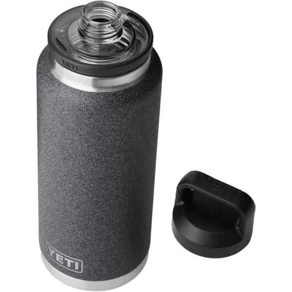 YETI Rambler 36 oz Bottle, Vacuum Insulated, Stainless Steel with Chug Cap, Rescue Red