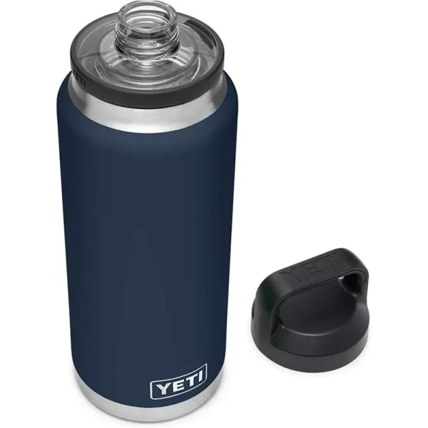 YETI Rambler 36 oz Bottle, Vacuum Insulated, Stainless Steel with Chug Cap, Rescue Red