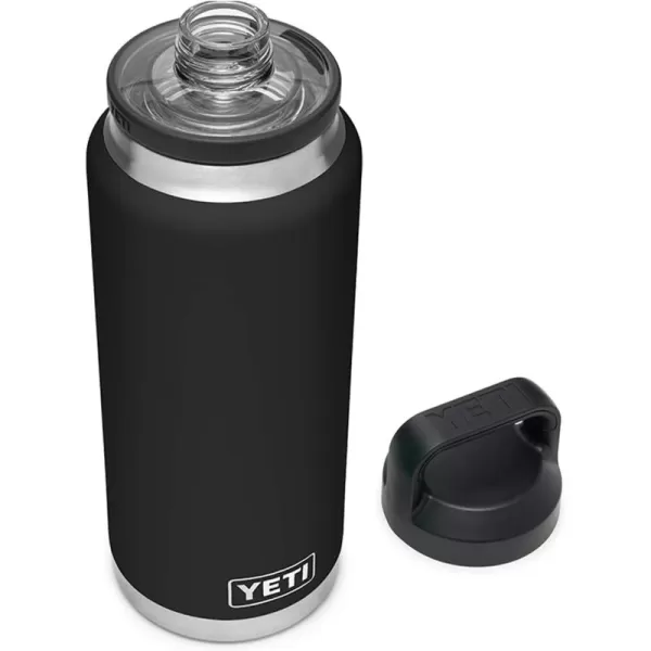 YETI Rambler 36 oz Bottle, Vacuum Insulated, Stainless Steel with Chug Cap, Rescue Red