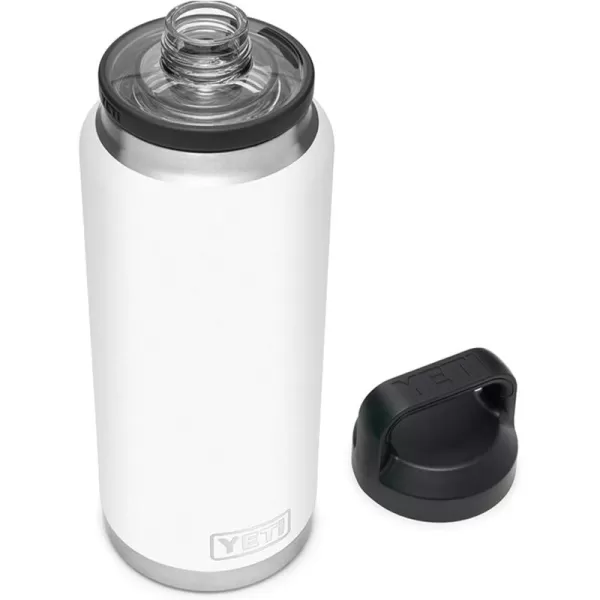 YETI Rambler 36 oz Bottle, Vacuum Insulated, Stainless Steel with Chug Cap, Rescue Red