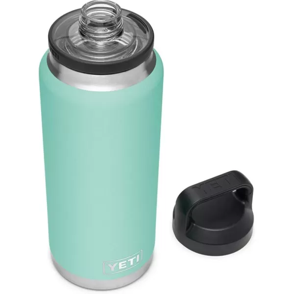 YETI Rambler 36 oz Bottle, Vacuum Insulated, Stainless Steel with Chug Cap, Rescue Red