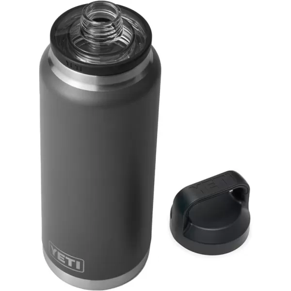 YETI Rambler 36 oz Bottle, Vacuum Insulated, Stainless Steel with Chug Cap, Rescue Red