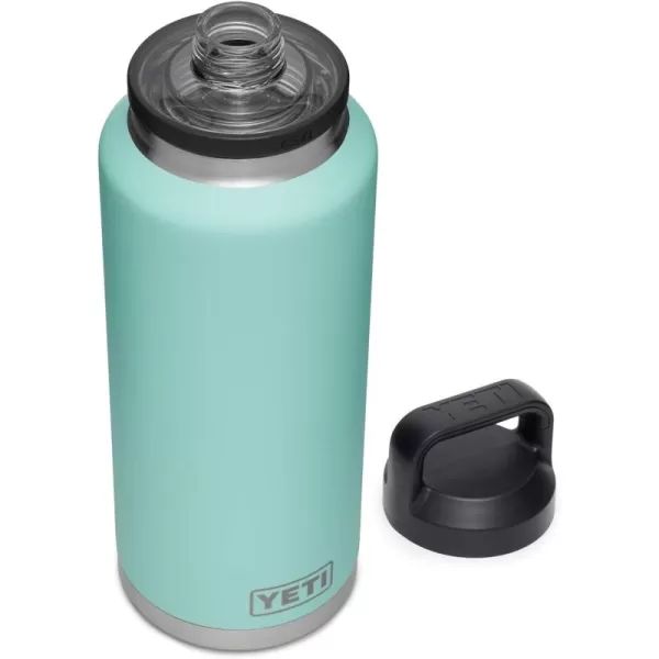YETI Rambler 46 oz Bottle, Vacuum Insulated, Stainless Steel with Chug Cap, Rescue Red
