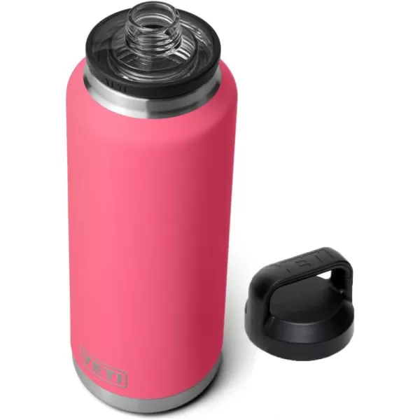 YETI Rambler 46 oz Bottle, Vacuum Insulated, Stainless Steel with Chug Cap, Rescue Red