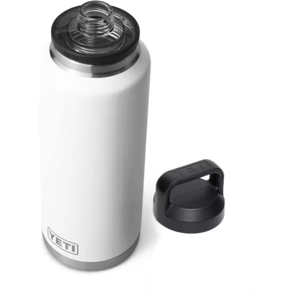 YETI Rambler 46 oz Bottle, Vacuum Insulated, Stainless Steel with Chug Cap, Rescue Red