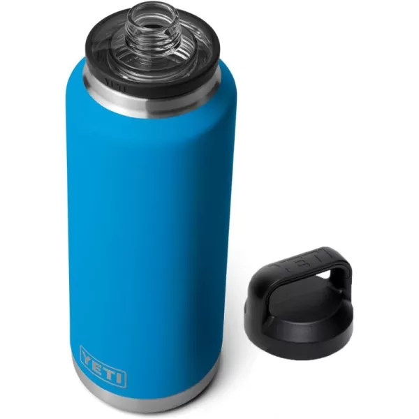 YETI Rambler 46 oz Bottle, Vacuum Insulated, Stainless Steel with Chug Cap, Rescue Red