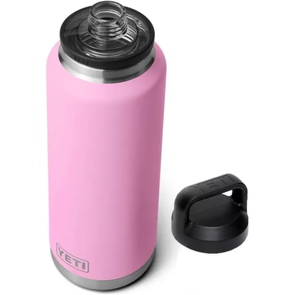 YETI Rambler 46 oz Bottle, Vacuum Insulated, Stainless Steel with Chug Cap, Rescue Red