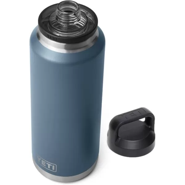 YETI Rambler 46 oz Bottle, Vacuum Insulated, Stainless Steel with Chug Cap, Rescue Red