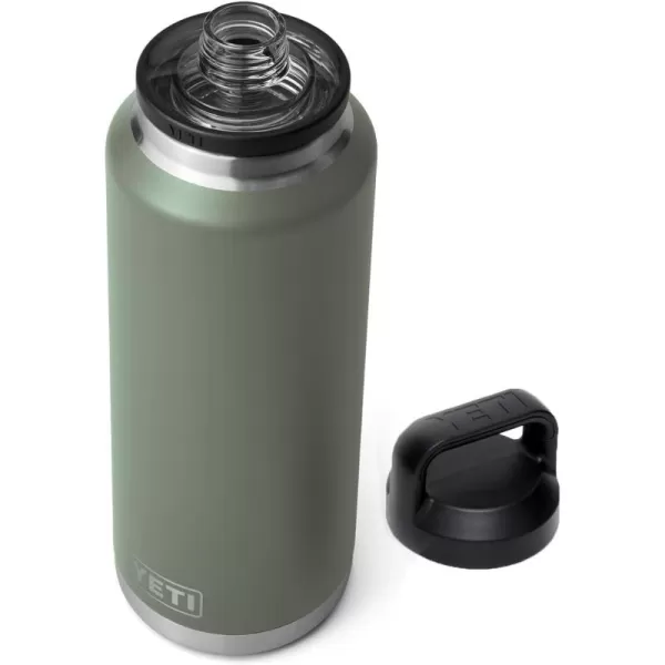 YETI Rambler 46 oz Bottle, Vacuum Insulated, Stainless Steel with Chug Cap, Rescue Red