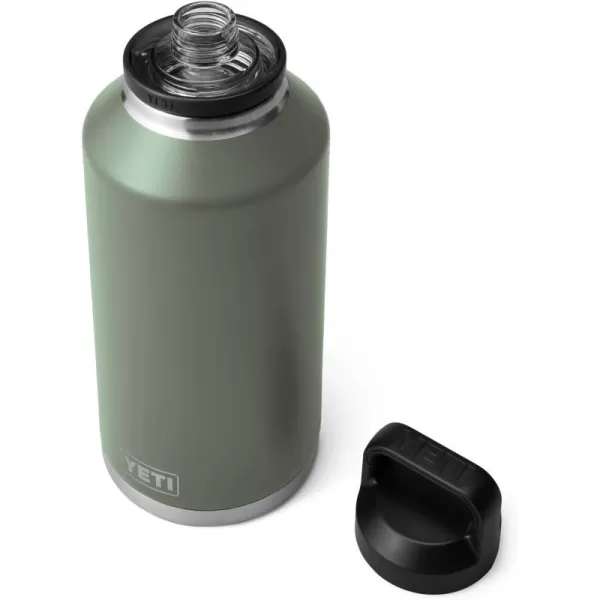 YETI Rambler 64 oz Bottle, Vacuum Insulated, Stainless Steel with Chug Cap, Black