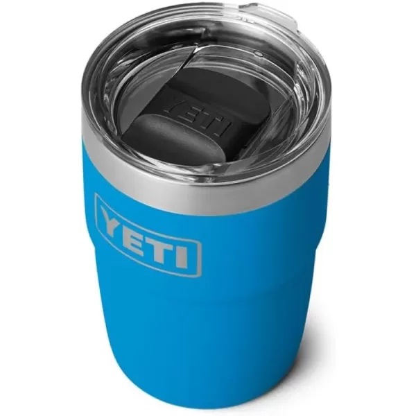 YETI Rambler 8 oz Stackable Cup, Stainless Steel, Vacuum Insulated Espresso Cup with MagSlider Lid, Navy