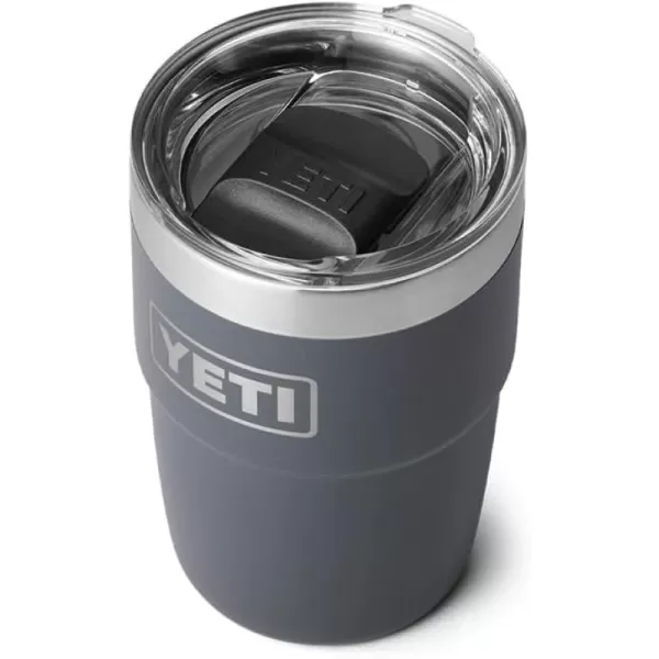YETI Rambler 8 oz Stackable Cup, Stainless Steel, Vacuum Insulated Espresso Cup with MagSlider Lid, Navy