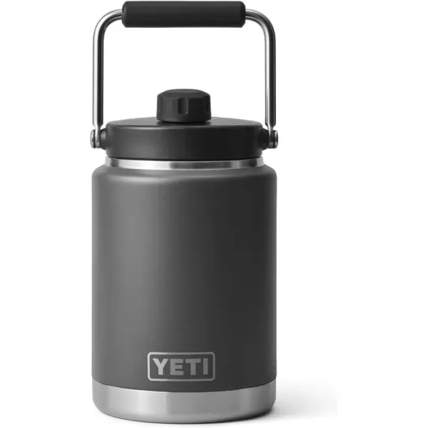 YETI Rambler Half Gallon Jug, Vacuum Insulated, Stainless Steel with MagCap, King Crab