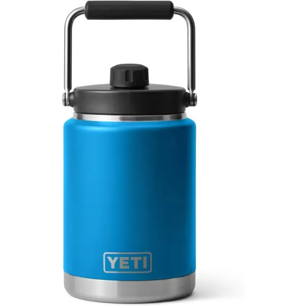 YETI Rambler Half Gallon Jug, Vacuum Insulated, Stainless Steel with MagCap, King Crab