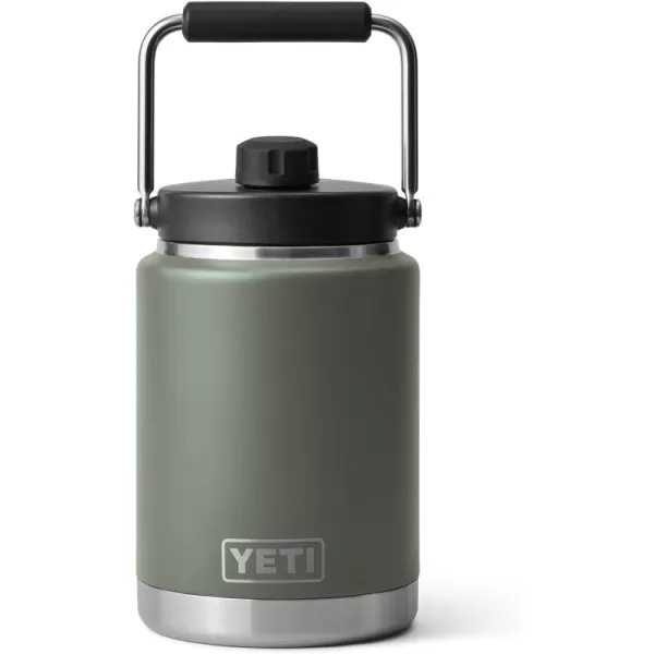 YETI Rambler Half Gallon Jug, Vacuum Insulated, Stainless Steel with MagCap, King Crab