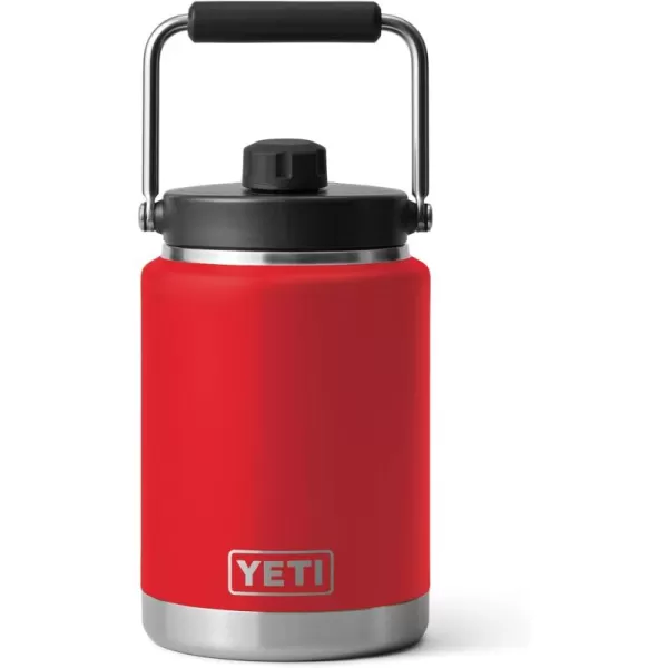 YETI Rambler Half Gallon Jug, Vacuum Insulated, Stainless Steel with MagCap, King Crab