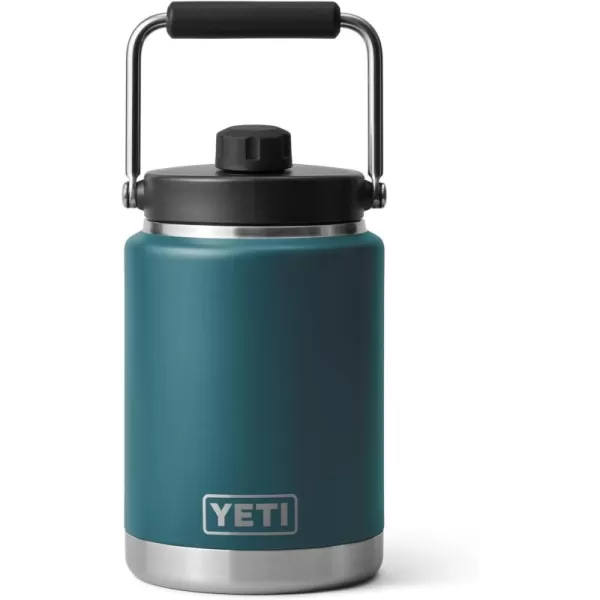 YETI Rambler Half Gallon Jug, Vacuum Insulated, Stainless Steel with MagCap, King Crab