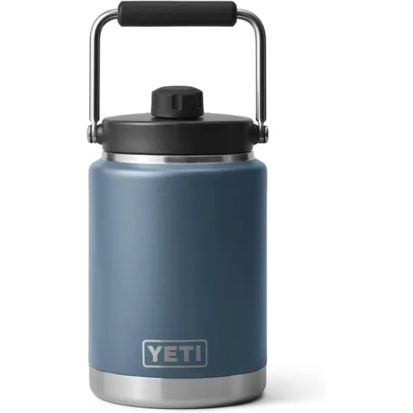 YETI Rambler Half Gallon Jug, Vacuum Insulated, Stainless Steel with MagCap, King Crab