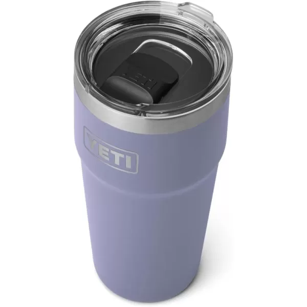 YETI Rambler Stackable Pint, Vacuum Insulated, Stainless Steel with MagSlider Lid, Black