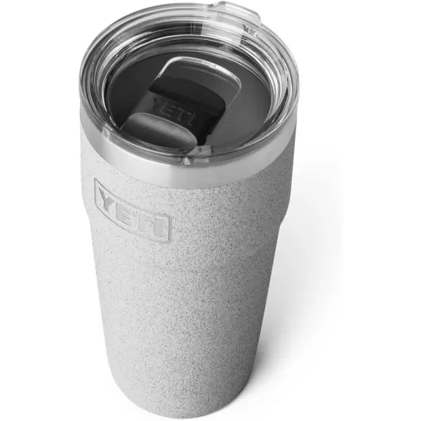 YETI Rambler Stackable Pint, Vacuum Insulated, Stainless Steel with MagSlider Lid, Black