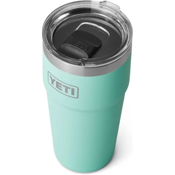 YETI Rambler Stackable Pint, Vacuum Insulated, Stainless Steel with MagSlider Lid, Black