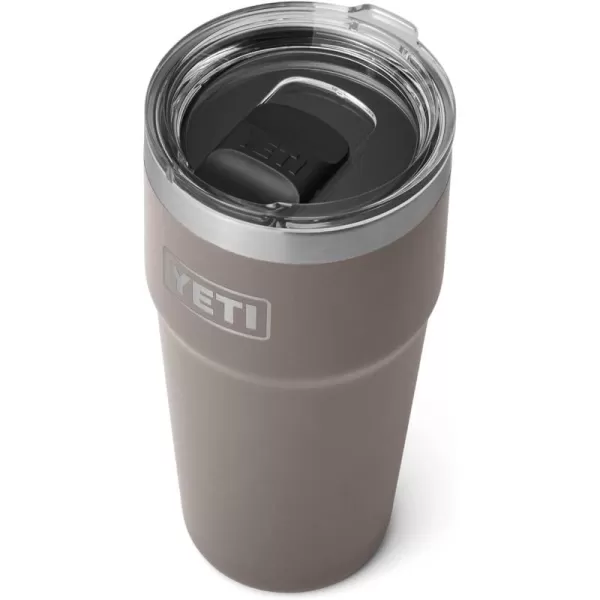YETI Rambler Stackable Pint, Vacuum Insulated, Stainless Steel with MagSlider Lid, Black