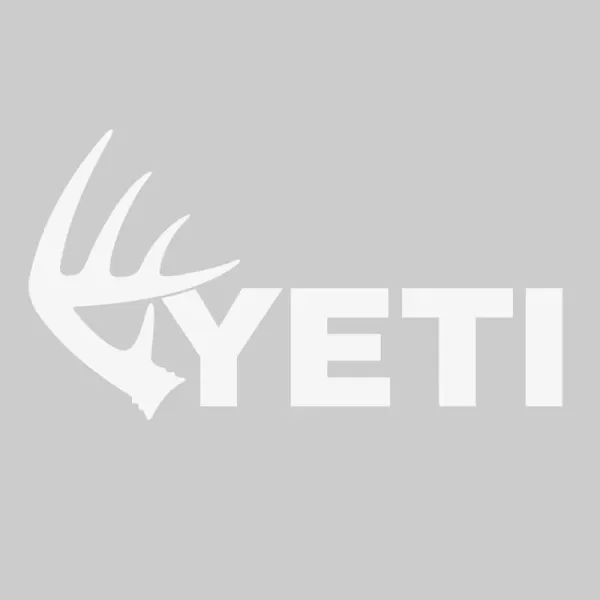 YETI Sportsman's Decal Trout White