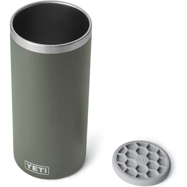 YETI Rambler Wine Chiller, Fits Most Wine Bottles, Camp Green