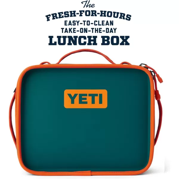 YETI Daytrip Lunch Box, Teal/Orange
