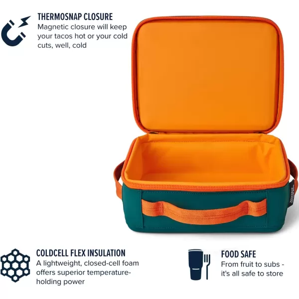 YETI Daytrip Lunch Box, Teal/Orange