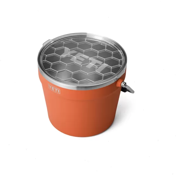 YETI Rambler Beverage Bucket, Double-Wall Vacuum Insulated Ice Bucket with Lid, Camp Green