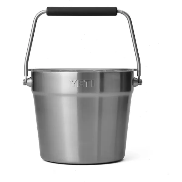 YETI Rambler Beverage Bucket, Double-Wall Vacuum Insulated Ice Bucket with Lid, Camp Green