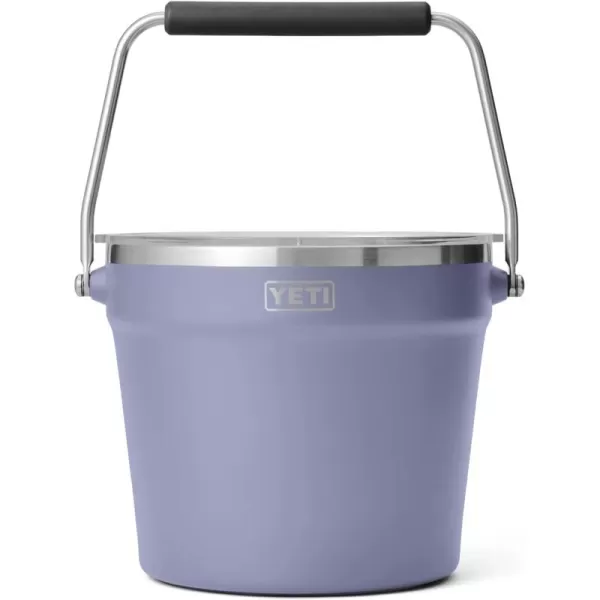 YETI Rambler Beverage Bucket, Double-Wall Vacuum Insulated Ice Bucket with Lid, Camp Green