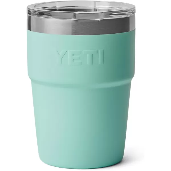 YETI Rambler 16 oz Stackable Tumbler, Vacuum Insulated, Stainless Steel with MagSlider Lid, Tropical Pink