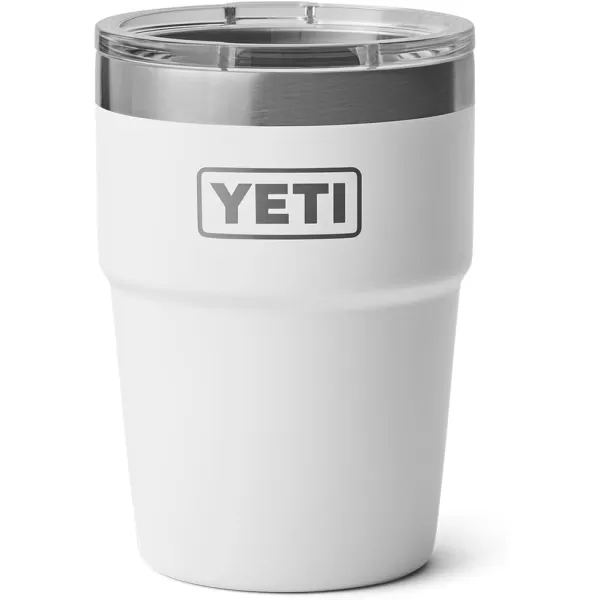 YETI Rambler 16 oz Stackable Tumbler, Vacuum Insulated, Stainless Steel with MagSlider Lid, Tropical Pink