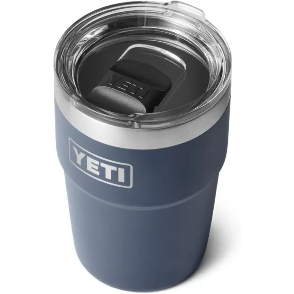 YETI Rambler 16 oz Stackable Tumbler, Vacuum Insulated, Stainless Steel with MagSlider Lid, Tropical Pink