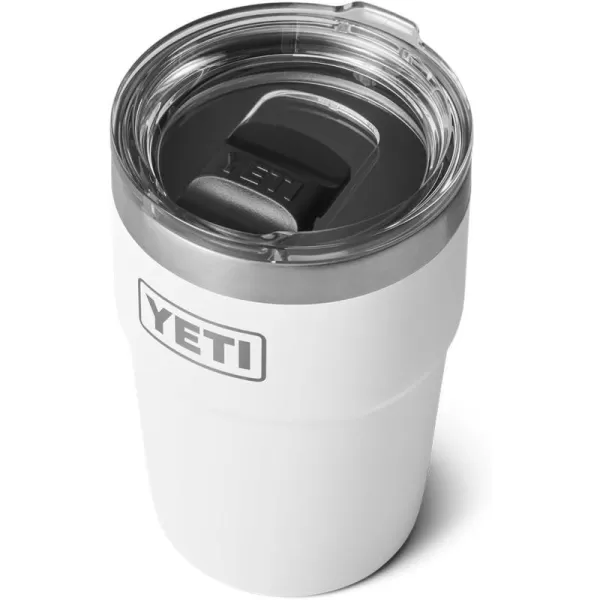 YETI Rambler 16 oz Stackable Tumbler, Vacuum Insulated, Stainless Steel with MagSlider Lid, Tropical Pink