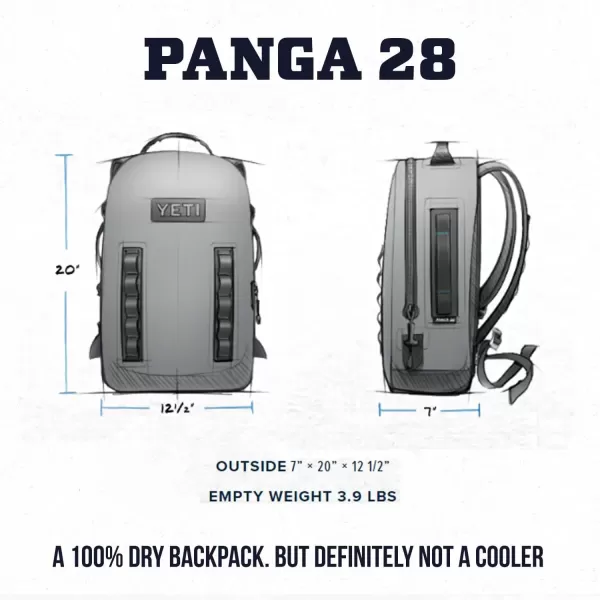 imageYETI Panga 28 TanPanga 28  Storm Gray