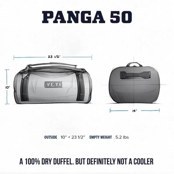 imageYETI Panga Airtight Waterproof and Submersible BagsPanga 50  Tan