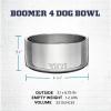 imageYETI Boomer 4 Stainless Steel NonSlip Dog Bowl Holds 32 OuncesAlpine Yellow