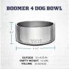 imageYETI Boomer 4 Stainless Steel NonSlip Dog Bowl Holds 32 OuncesBig Wave Blue